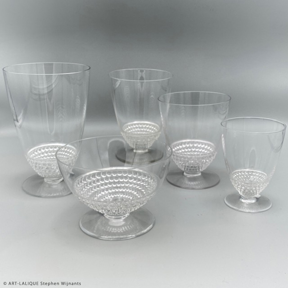 Set of glasses R.LALIQUE 1930