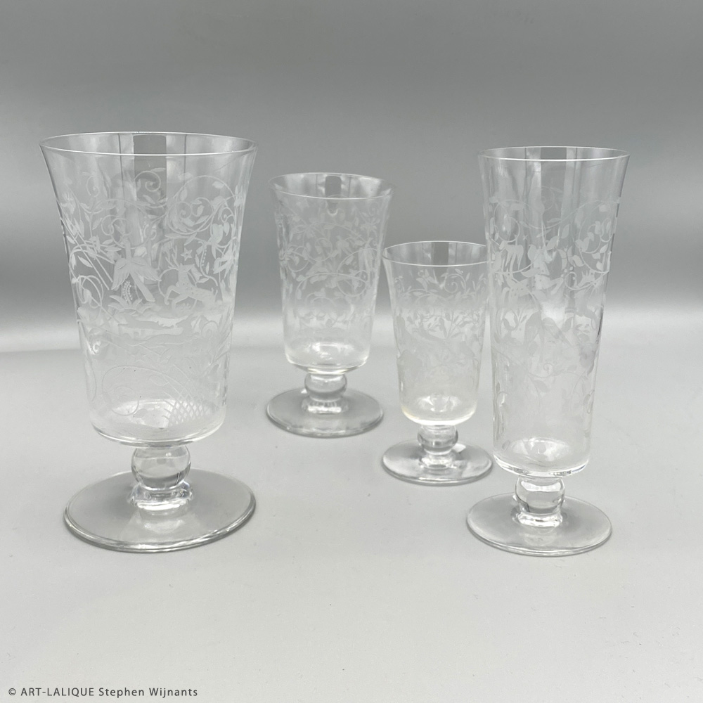 Set of glasses BACCARAT - CHEVALIER