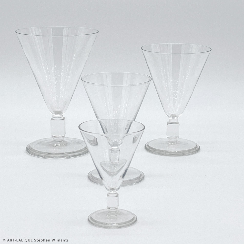 Set of glasses Cristallerie du Val St Lambert